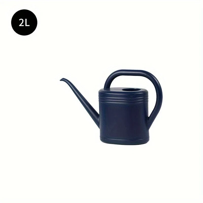 1 Stück tragbare Kunststoff-Gießkanne für Zimmerpflanzen, Blumen-Gießkanne im Freien für Pflanzen, Blumen, Innen-Langauslauf, 1 l/2 l