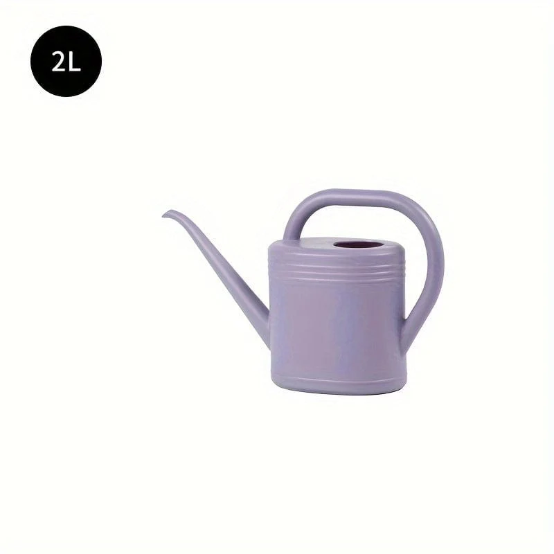 1 Stück tragbare Kunststoff-Gießkanne für Zimmerpflanzen, Blumen-Gießkanne im Freien für Pflanzen, Blumen, Innen-Langauslauf, 1 l/2 l