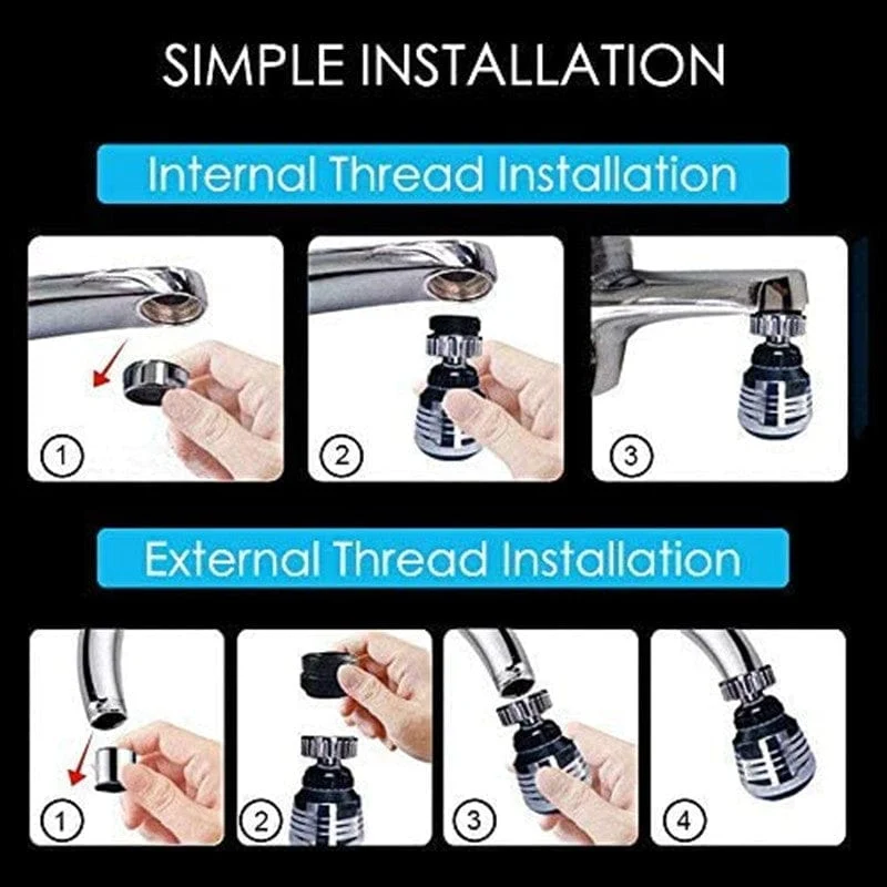 1pc Küche Gadgets 360 Drehbare Bubbler Hochdruck Wasserhahn Extender Wasser Sparen Bad Küche Zubehör Liefert