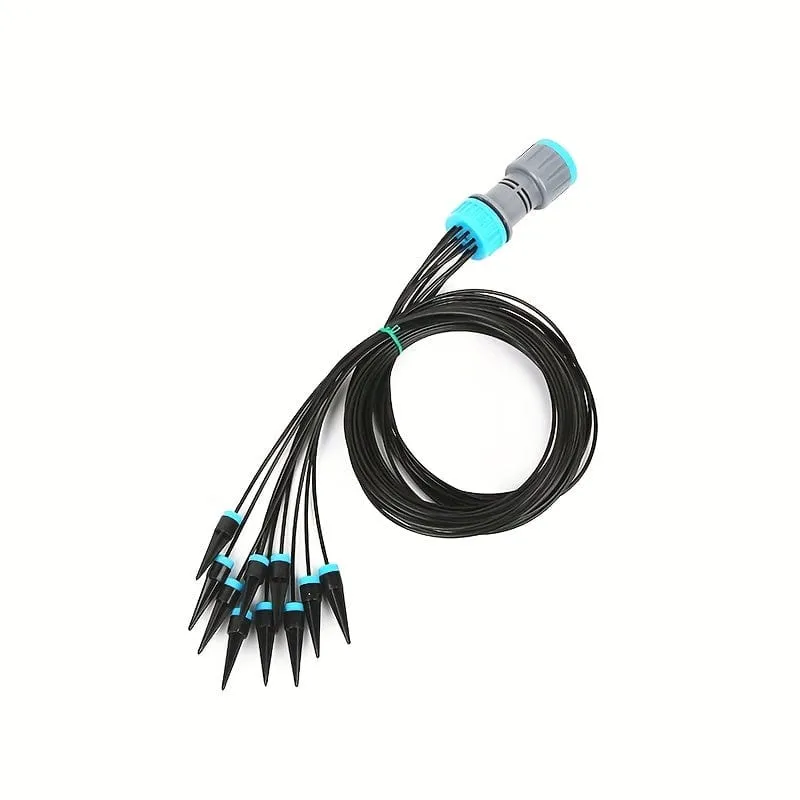 1 Set Automatisches Bewässerungsgerät für den Garten, Gartenbewässerungssystem, Tropfversickerungsgerät mit 10 Tropfkopf-Set für Gewächshaus-Balkon-Topfpflanzen-Zubehör (Gewindeanschluss: 1/2 Zoll (20 mm))