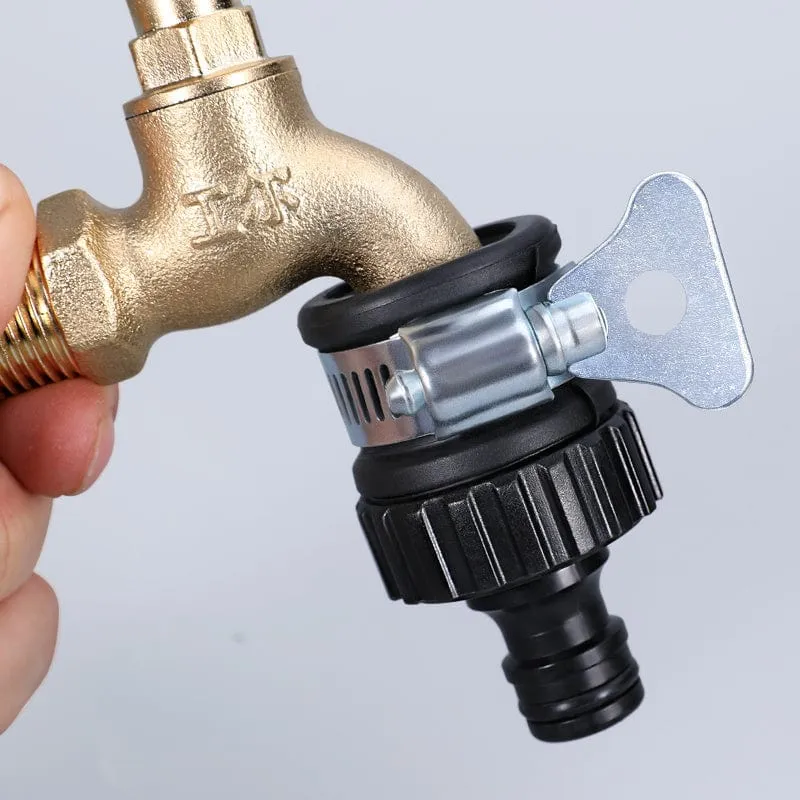 1 Set, langlebiger Universal-Wasserhahn-Adapter, Kunststoff-Schlauchanschluss, Schnellanschluss, Wasserhahn für Autowäsche, Gartenbewässerung