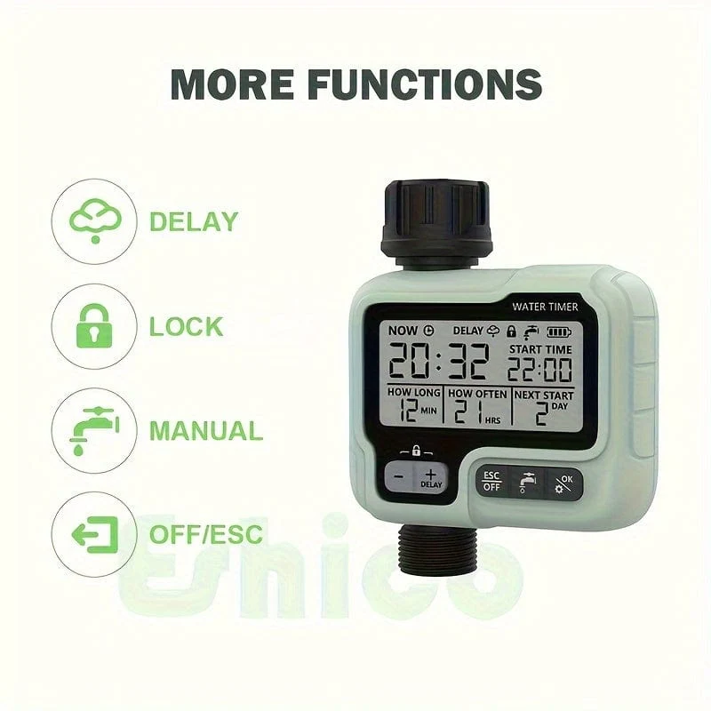 1pc HCT-322 Automatische Wasser Timer Garten Digitale Bewässerung Maschine Intelligente Sprinkler Timer Im Freien Verwenden, Um Wasser und Zeit