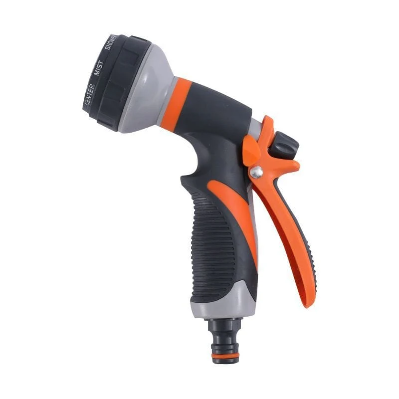1 Set, acht Funktionen, Gartenbewässerung, Blumen, Autowaschwasserpistole, 8 Funktionen, Beutelkleber, verstellbare Wasserspritzpistole, Autowaschpistole