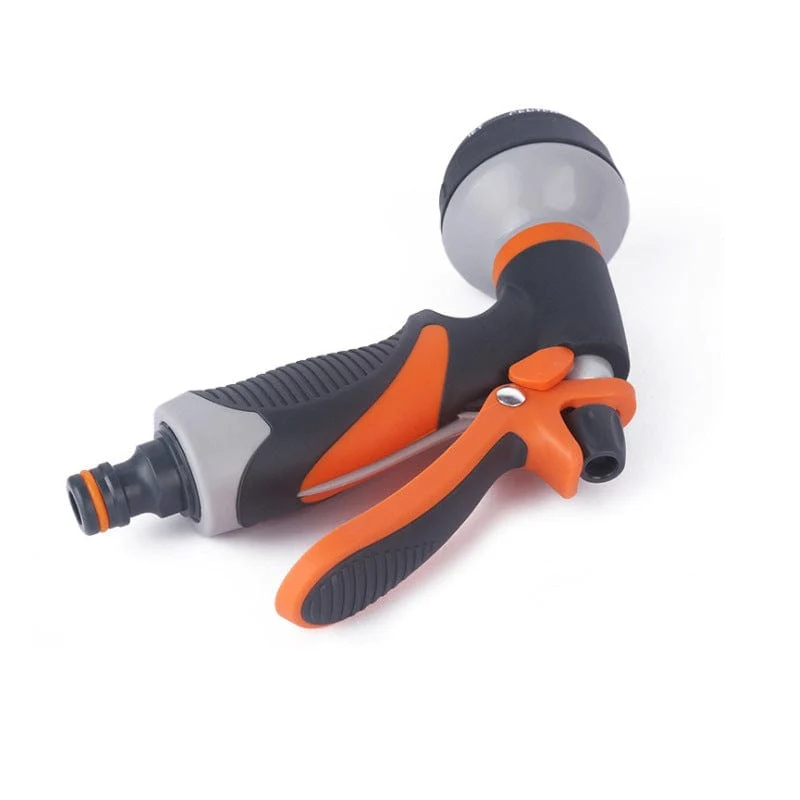 1 Set, acht Funktionen, Gartenbewässerung, Blumen, Autowaschwasserpistole, 8 Funktionen, Beutelkleber, verstellbare Wasserspritzpistole, Autowaschpistole