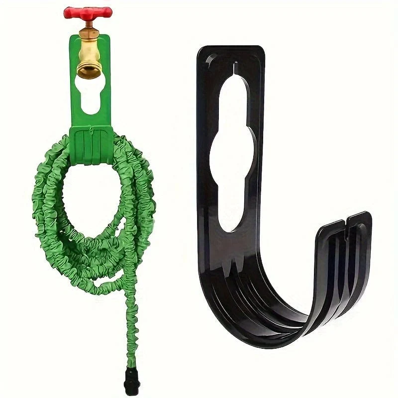 1pc Wasser Schlauch Aufhänger Metall Erweiterbar Garten Bewässerung Schlauch Rohr Haken Wand Ordentlich Halter Für Home Grün Wasser schlauch Aufhänger