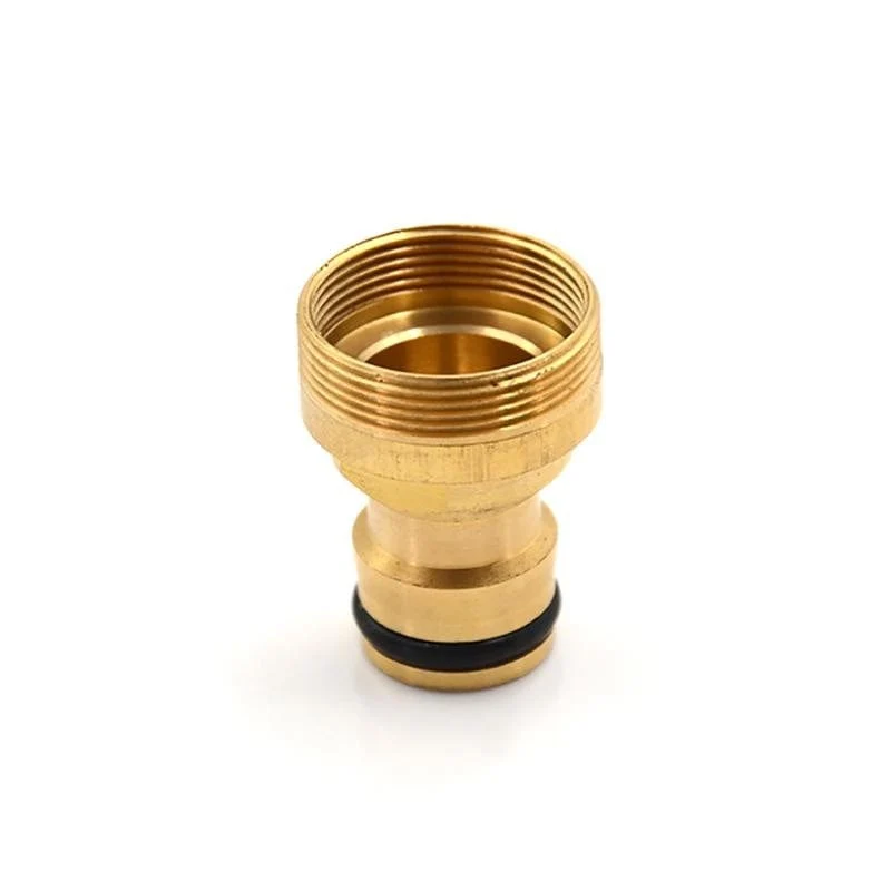 1 Stück Messing-Schnellanschluss-Gartenschlauch-Wasserhahn-Adapter – schließen Sie Ihre Wasserleitung einfach an.
