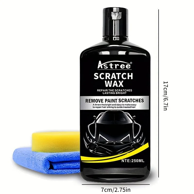 250ml Auto Kratzer Reparatur Polierwachs Set Anti Kratzer Autozubehör Lackpflege Werkzeug Kratzerentferner für die Autopflege