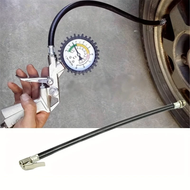 Auto Fahrzeug Reparatur Werkzeug Reifen Schnelle Inflator Selbst-locking Rohr Schlauch Adapter Auto Luft Gummi Schlauch Lock-On Clip für Twist