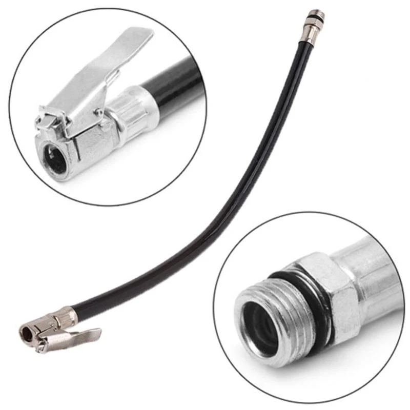 Auto Fahrzeug Reparatur Werkzeug Reifen Schnelle Inflator Selbst-locking Rohr Schlauch Adapter Auto Luft Gummi Schlauch Lock-On Clip für Twist