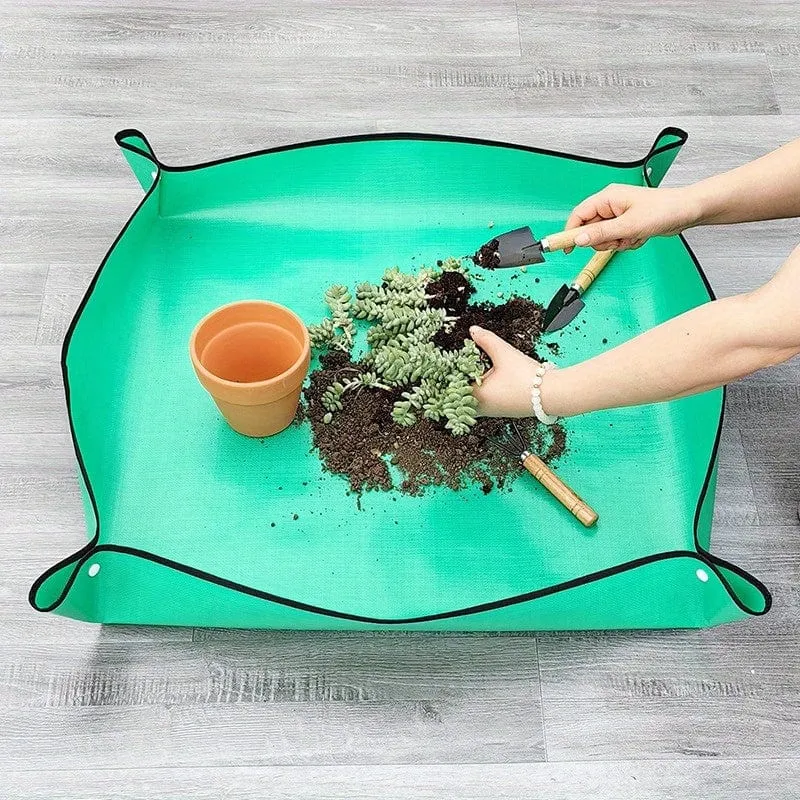 1 Packung, 49.78 x 49.78 cm, Gartenmatten, wasserdicht, verdickte Bodenwechselmatten, Pflanzen, Blumen und Fleischwerkzeuge, Wechseltopfpflanzenmatten, Gartengeräte