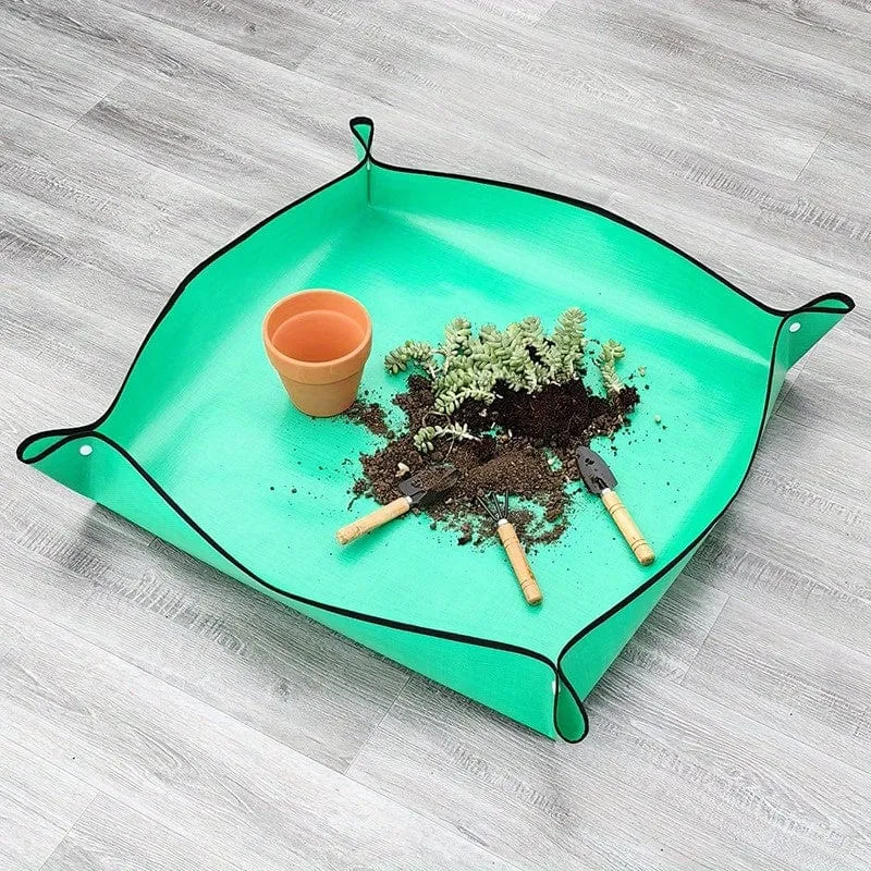 1 Packung, 49.78 x 49.78 cm, Gartenmatten, wasserdicht, verdickte Bodenwechselmatten, Pflanzen, Blumen und Fleischwerkzeuge, Wechseltopfpflanzenmatten, Gartengeräte