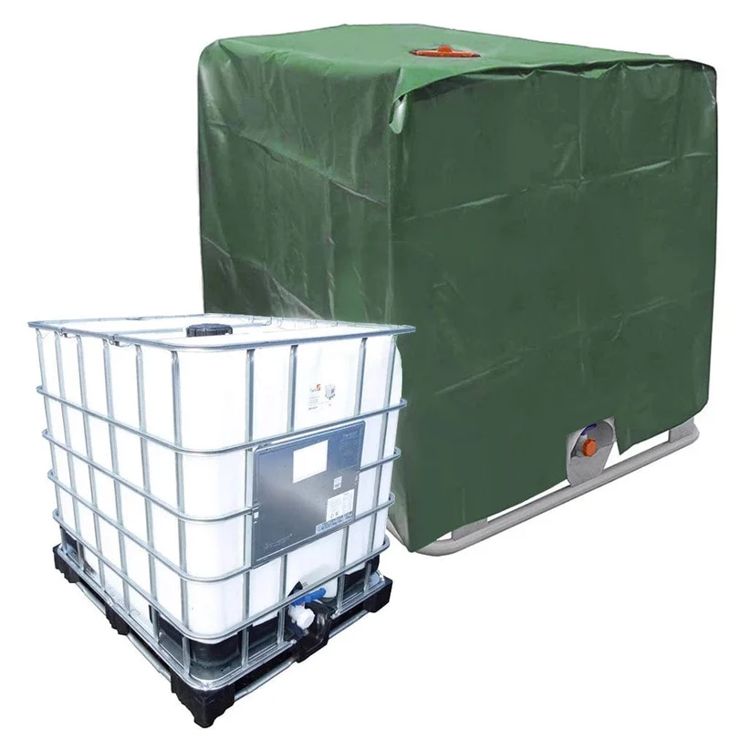 1pc IBC Tank Abdeckung 1000L Outdoor Hof Tonnen Eimer Abdeckung Wasserdicht Staubdicht Eimer Abdeckung Wärmedämmung IBC Tote Abdeckung für Regen Barrel