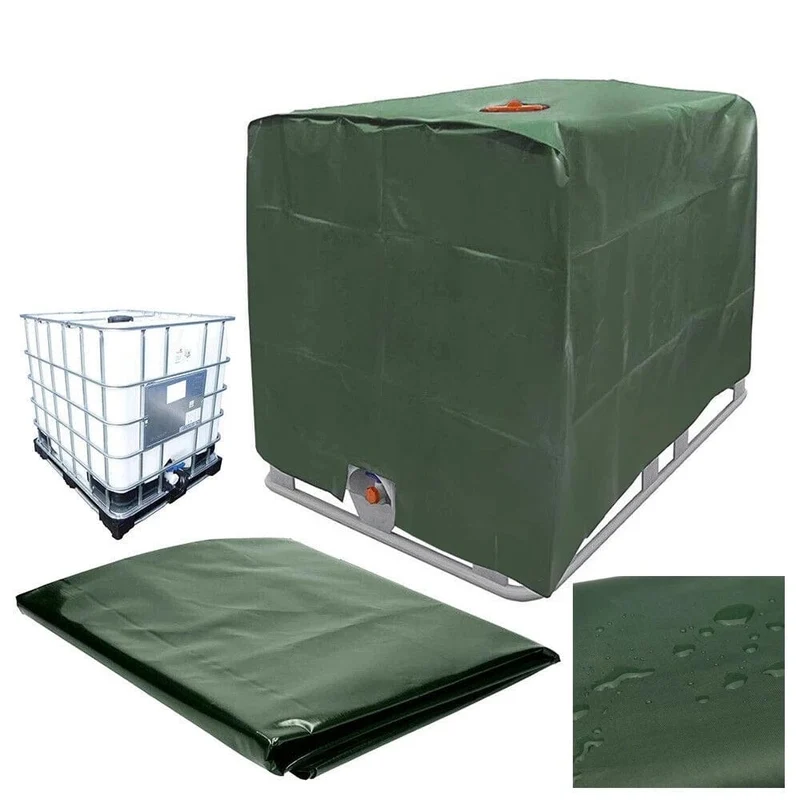 1pc IBC Tank Abdeckung 1000L Outdoor Hof Tonnen Eimer Abdeckung Wasserdicht Staubdicht Eimer Abdeckung Wärmedämmung IBC Tote Abdeckung für Regen Barrel