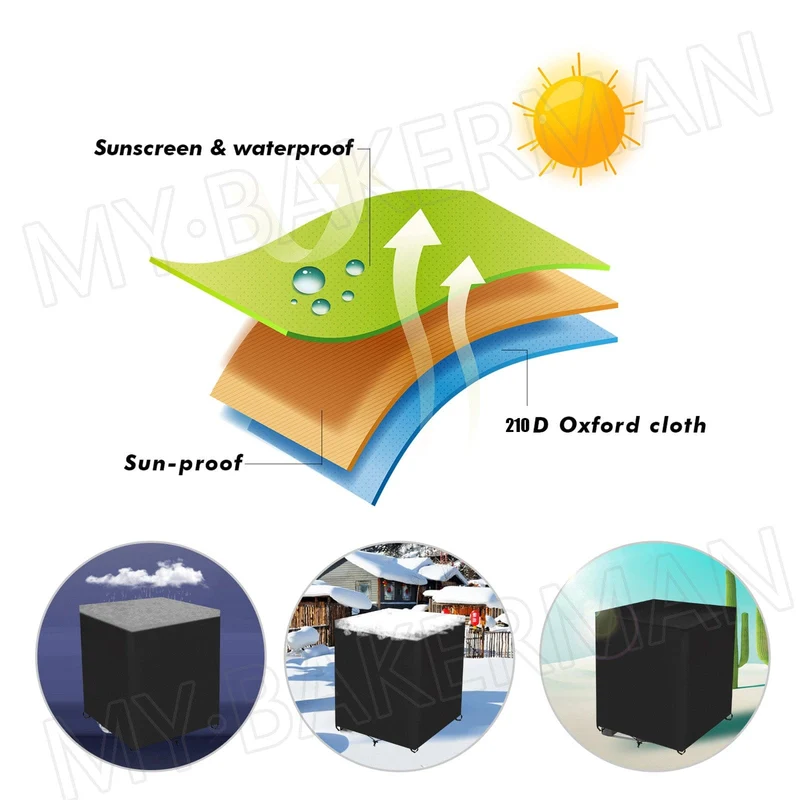 1pc IBC Tank Abdeckung 1000L Outdoor Hof Tonnen Eimer Abdeckung Wasserdicht Staubdicht Eimer Abdeckung Wärmedämmung IBC Tote Abdeckung für Regen Barrel