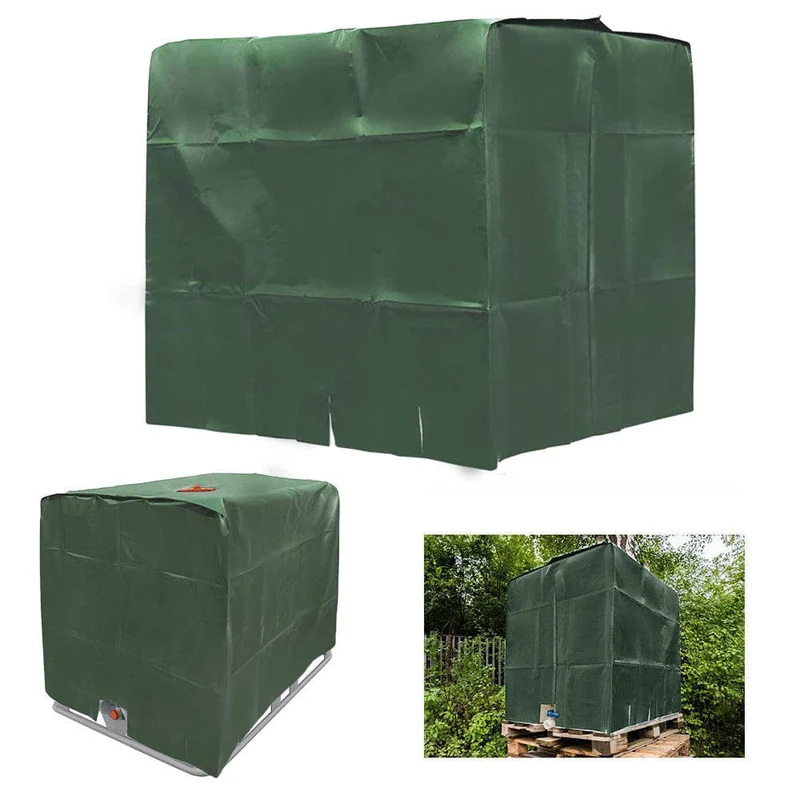 1pc IBC Tank Abdeckung 1000L Outdoor Hof Tonnen Eimer Abdeckung Wasserdicht Staubdicht Eimer Abdeckung Wärmedämmung IBC Tote Abdeckung für Regen Barrel