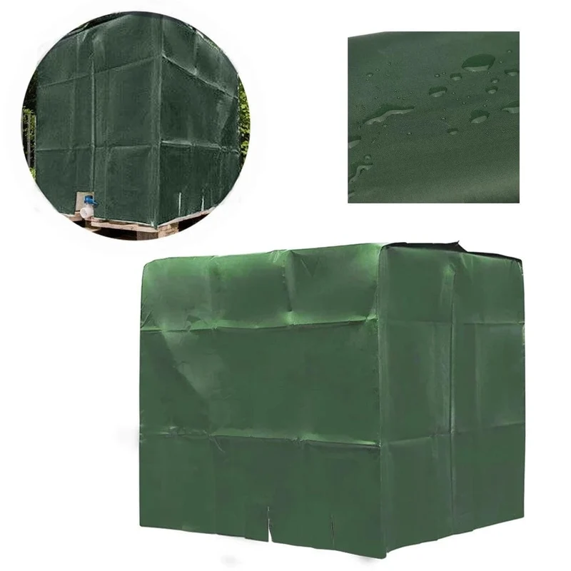 1pc IBC Tank Abdeckung 1000L Outdoor Hof Tonnen Eimer Abdeckung Wasserdicht Staubdicht Eimer Abdeckung Wärmedämmung IBC Tote Abdeckung für Regen Barrel