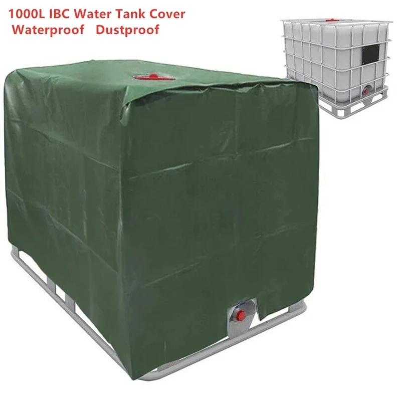 1pc IBC Tank Abdeckung 1000L Outdoor Hof Tonnen Eimer Abdeckung Wasserdicht Staubdicht Eimer Abdeckung Wärmedämmung IBC Tote Abdeckung für Regen Barrel