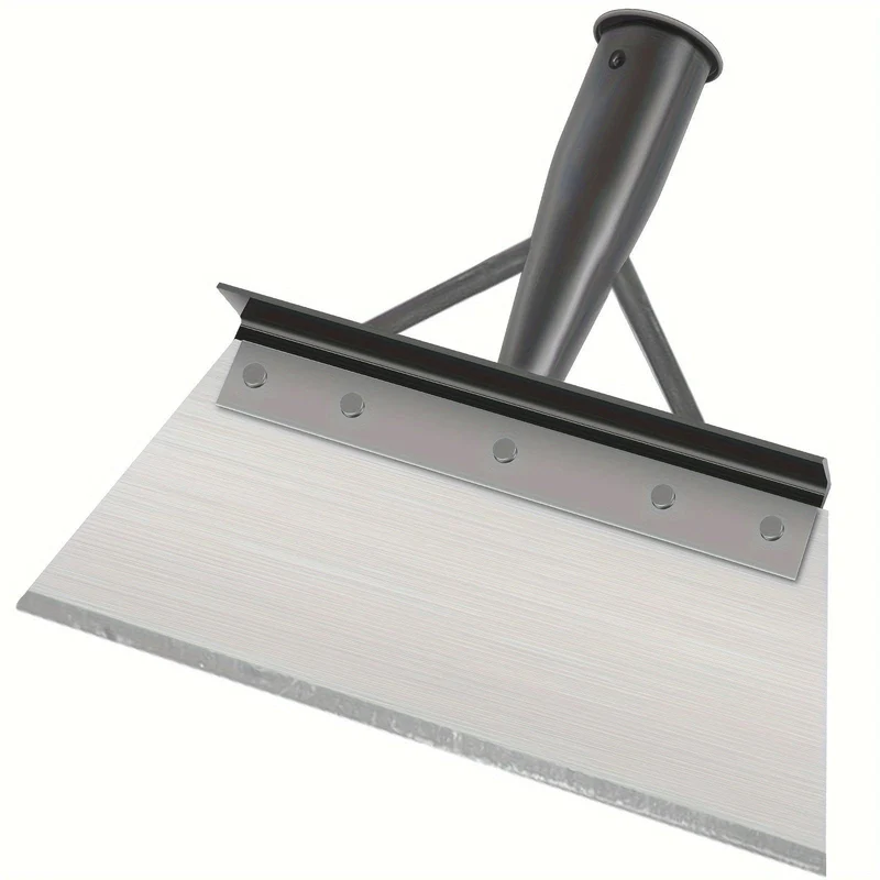 1 Stück, 24.89 cm, multifunktionale Outdoor-Gartenschaufel, robuste Stahl-Reinigungsschaufel, flache Schaufel, Eisschaufel, scharfes Pflanzen-Jäten-Farmwerkzeug für Unkraut und Moos, Eisboden-Pflanzwerkzeug, multifunktionaler Garten