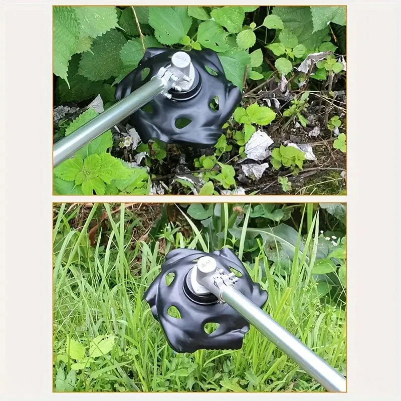 1pc Jäten Tablett Rasenmäher Klinge Allzweck Drachen Klaue Tablett Garten Werkzeug Zubehör Unkraut Pinsel Schneiden Für Rasen mäher, Schwarz
