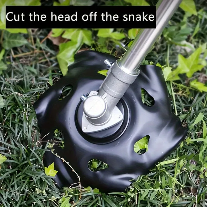 1pc Jäten Tablett Rasenmäher Klinge Allzweck Drachen Klaue Tablett Garten Werkzeug Zubehör Unkraut Pinsel Schneiden Für Rasen mäher, Schwarz
