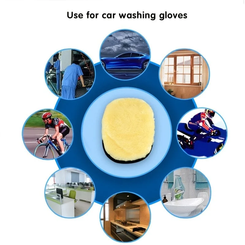 Auto Pinsel Reiniger Wolle Weiche Handschuhe 15*25cm Auto Reinigung