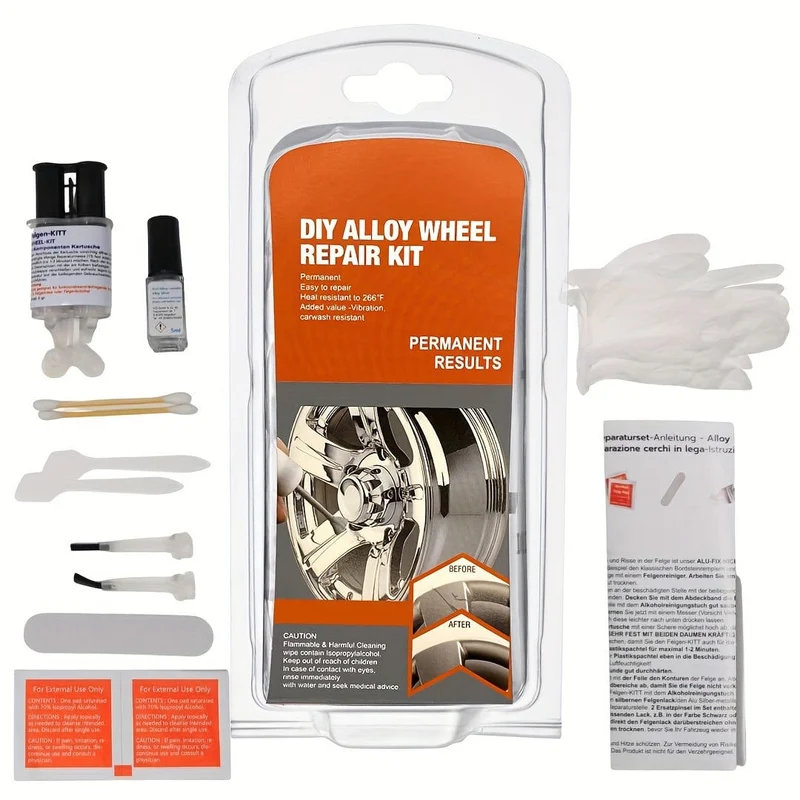 Auto-Rad-Kratzer-Sanierung, Artefakt, Kratzer, praktische schnelle Reparatur, Aluminium-Legierung, Rad-Dellen-Reparatur, Sanierung ohne Spuren, Reifen-Reparatur