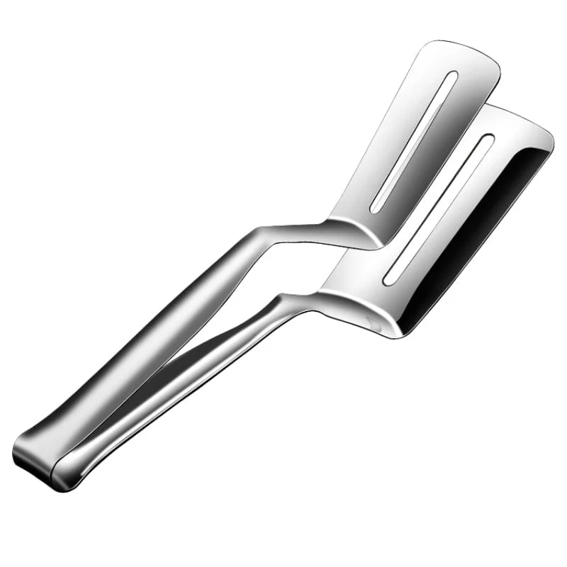 1 Stück, Edelstahl-Fischspatel-Clip, multifunktionaler Barbecue-Steak-Clip, Outdoor-Camping-Picknick-Wandern, Küchenutensilien, Kochgeschirr, Grillwerkzeug-Zubehör