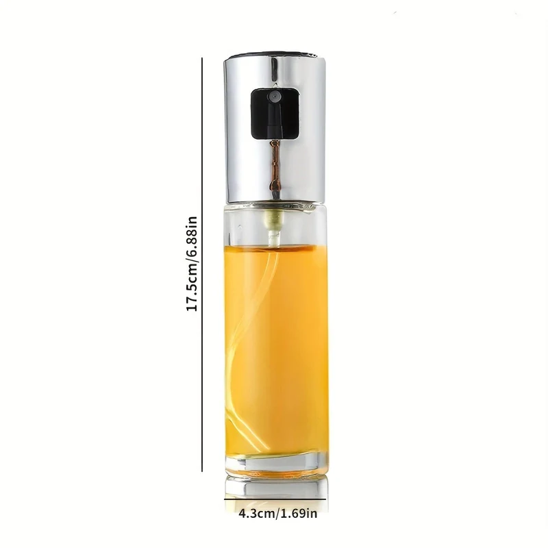 1 Stück Olivenöl-Sprüher, Spritzer-Flasche für Speiseölspender, Essigflasche, Luftfritteuse, Küche, Kochen, Braten, Salat, Backen, Grillen, 100 ml
