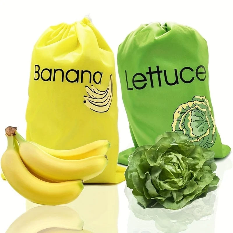 1 Stück Bananen-Aufbewahrungsbeutel, Gemüse-Konservierungsbeutel, verhindert Reifung, Bananen-Aufbewahrungs-Frischebeutel, leichter praktischer Bananenbeutel und Salatbeutel, waschbar, langlebig, Küchenbedarf, Küchenhelfer, günstigste Artikel
