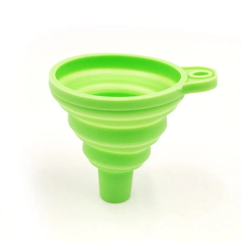 1pc Silikon Faltbare Trichter Faltbare Trichter Für Wasser Flasche Flüssigkeit Transfer Küche Gadgets Zubehör