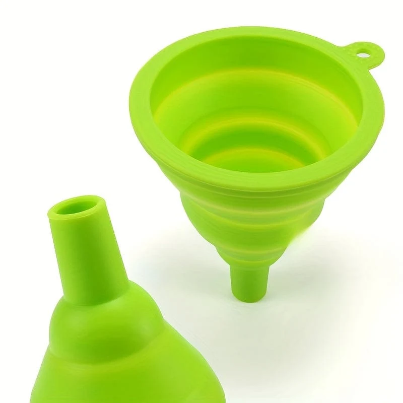 1pc Silikon Faltbare Trichter Faltbare Trichter Für Wasser Flasche Flüssigkeit Transfer Küche Gadgets Zubehör
