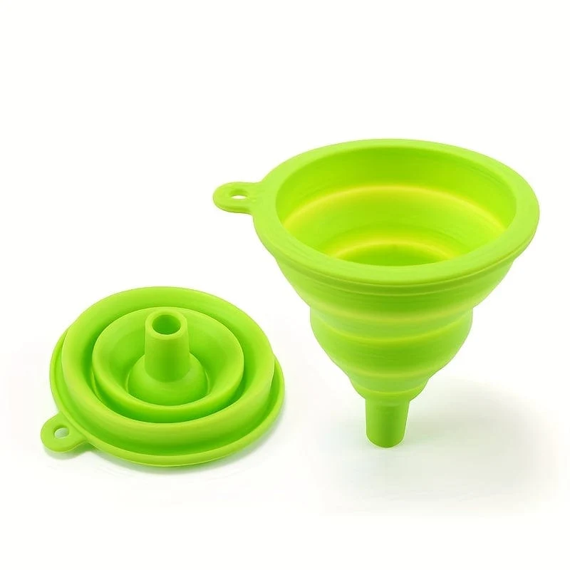 1pc Silikon Faltbare Trichter Faltbare Trichter Für Wasser Flasche Flüssigkeit Transfer Küche Gadgets Zubehör