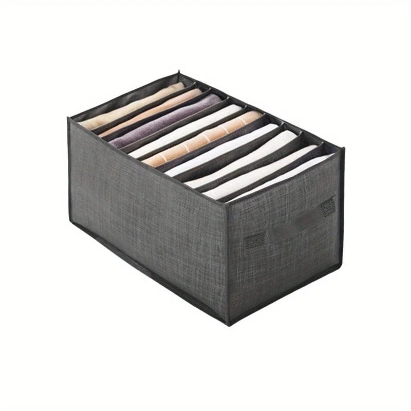 1 Stück Kleiderschrank Schublade Kleidung Organizer, Hosen Kleidung Jeans Aufbewahrungsbox, Kleiderschrank Kleidung Organizer Fall, Unterwäsche BHs Socken Sortierbox, Schlafzimmer Zubehör