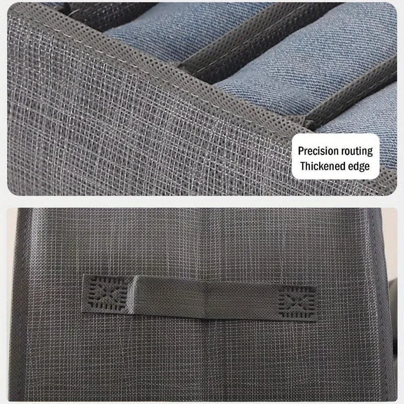 1 Stück Kleiderschrank Schublade Kleidung Organizer, Hosen Kleidung Jeans Aufbewahrungsbox, Kleiderschrank Kleidung Organizer Fall, Unterwäsche BHs Socken Sortierbox, Schlafzimmer Zubehör