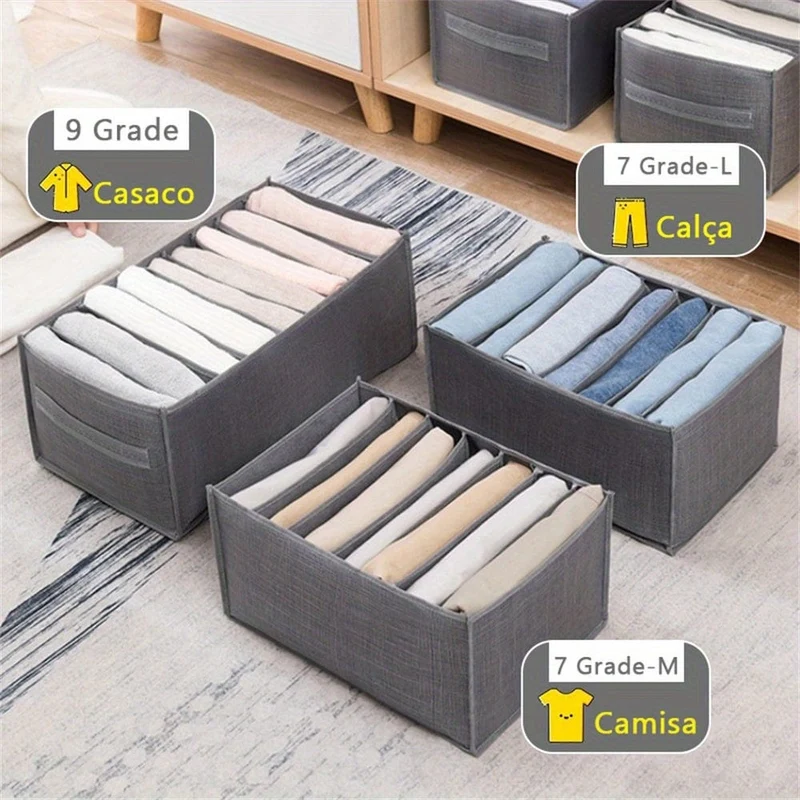 1 Stück Kleiderschrank Schublade Kleidung Organizer, Hosen Kleidung Jeans Aufbewahrungsbox, Kleiderschrank Kleidung Organizer Fall, Unterwäsche BHs Socken Sortierbox, Schlafzimmer Zubehör