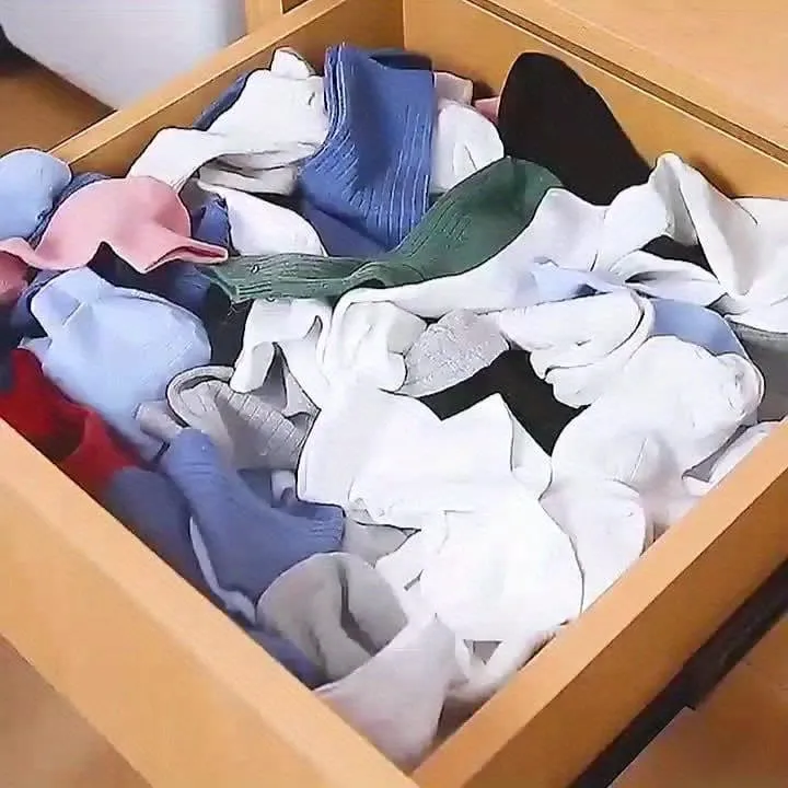 1 Stück Kleiderschrank Schublade Kleidung Organizer, Hosen Kleidung Jeans Aufbewahrungsbox, Kleiderschrank Kleidung Organizer Fall, Unterwäsche BHs Socken Sortierbox, Schlafzimmer Zubehör