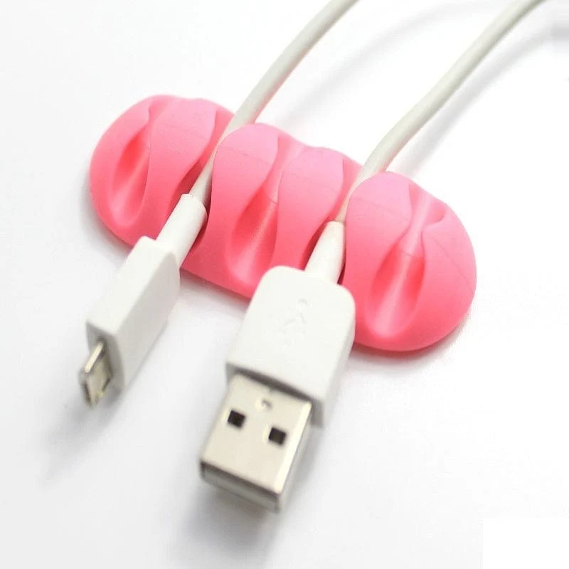 Halten Sie Ihre Kabel organisiert und ohne Kabelsalat mit diesem 1-teiligen Kabel-Organizer aus Silikon!
