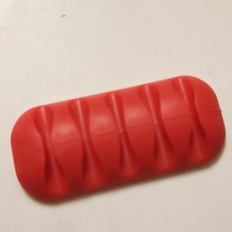 Halten Sie Ihre Kabel organisiert und ohne Kabelsalat mit diesem 1-teiligen Kabel-Organizer aus Silikon!