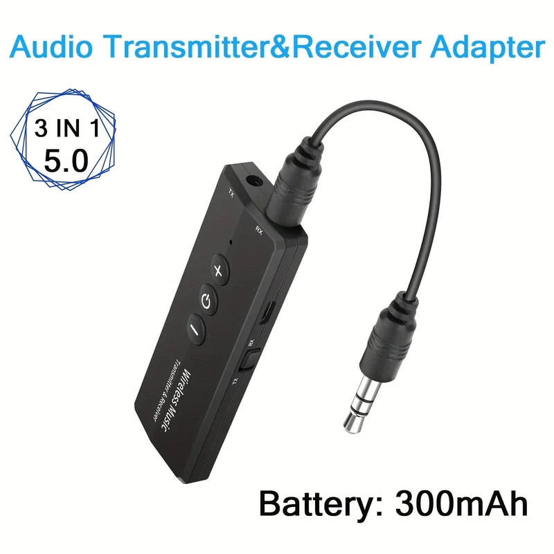 Rüsten Sie Ihr Home Entertainment mit dem 3-in-1-Wireless-Adapter BT5.0 auf!
