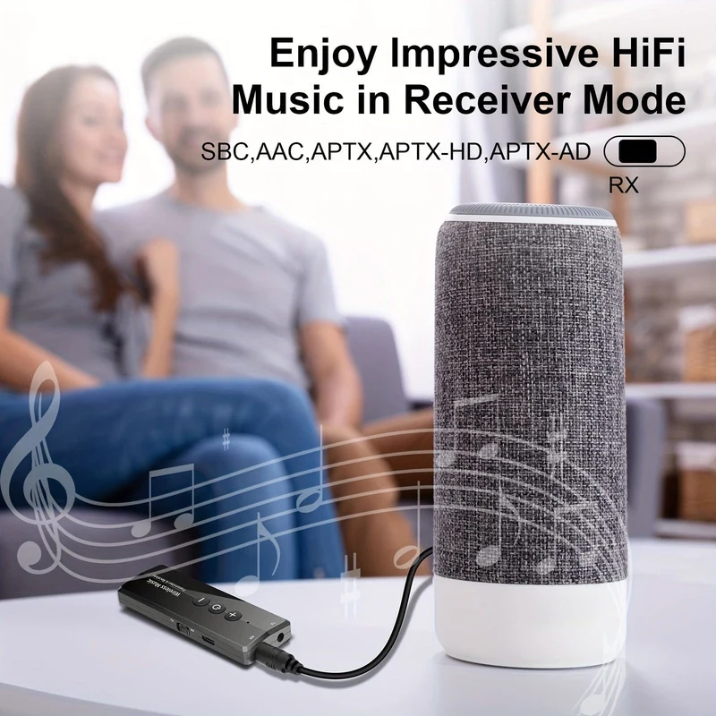 Rüsten Sie Ihr Home Entertainment mit dem 3-in-1-Wireless-Adapter BT5.0 auf!