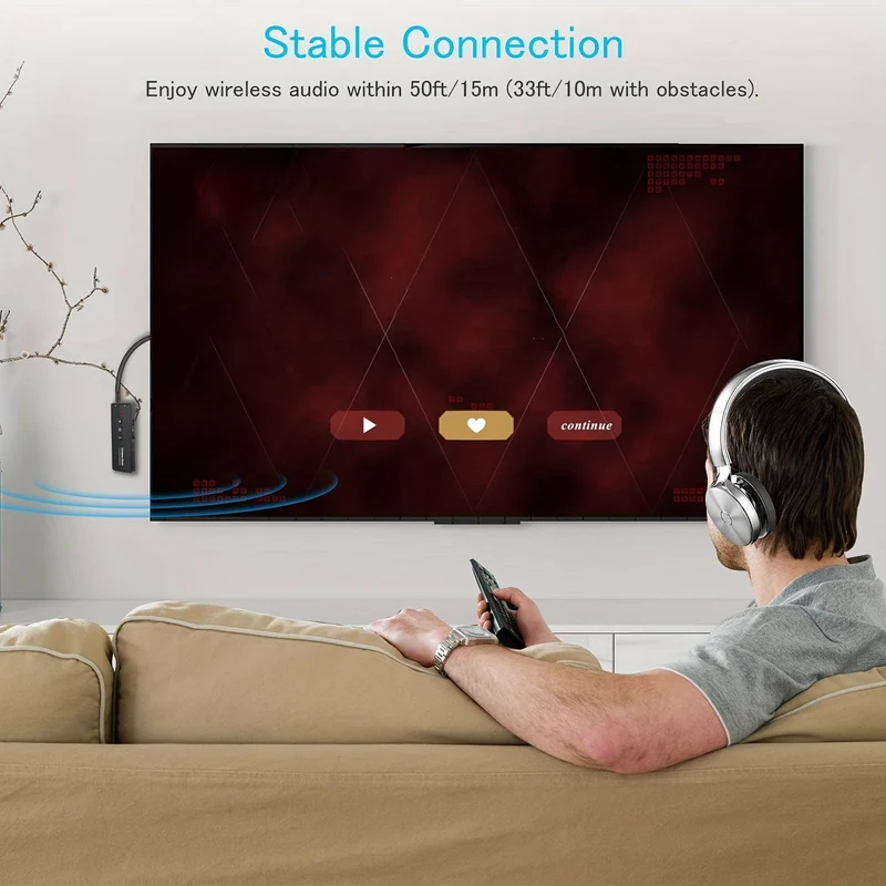 Rüsten Sie Ihr Home Entertainment mit dem 3-in-1-Wireless-Adapter BT5.0 auf!