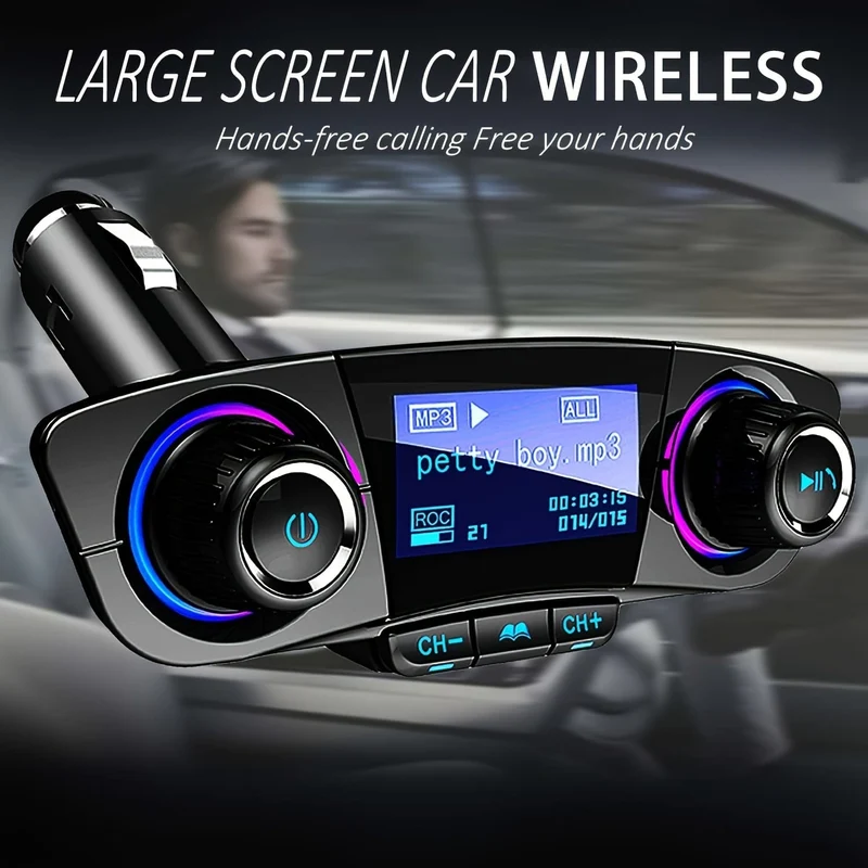 Auto-FM-Transmitter, MP3-Player-Adapter, Ladegerät, Freisprecheinrichtung