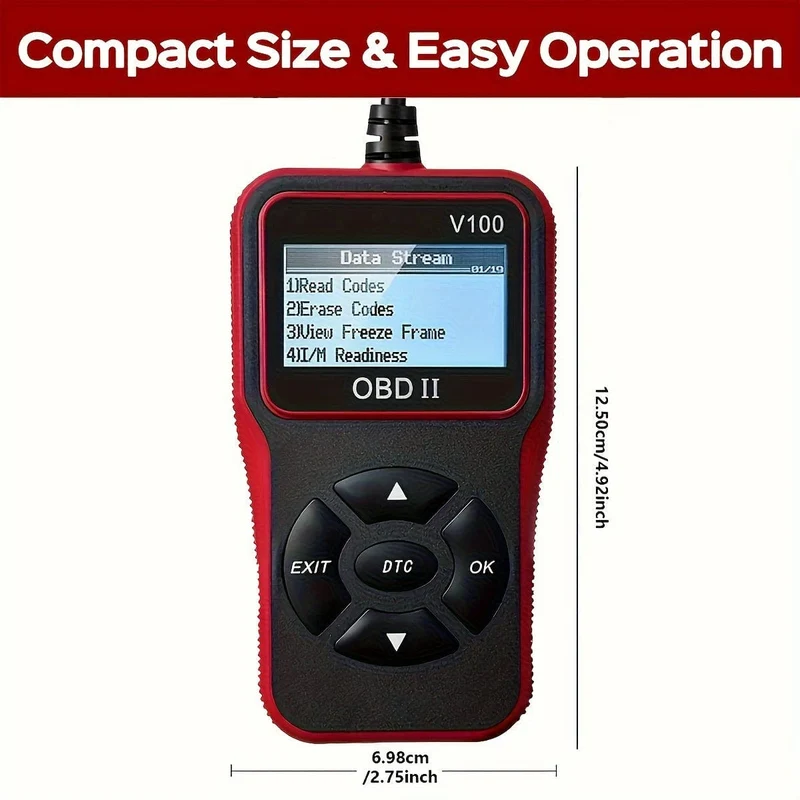 Auto-OBD2-Diagnosescanner, Codeleser, Motorfehler-Codeleser, Scanner kann Diagnose-Scan-Tool für alle Autos mit OBD-II-Protokoll seit 1996