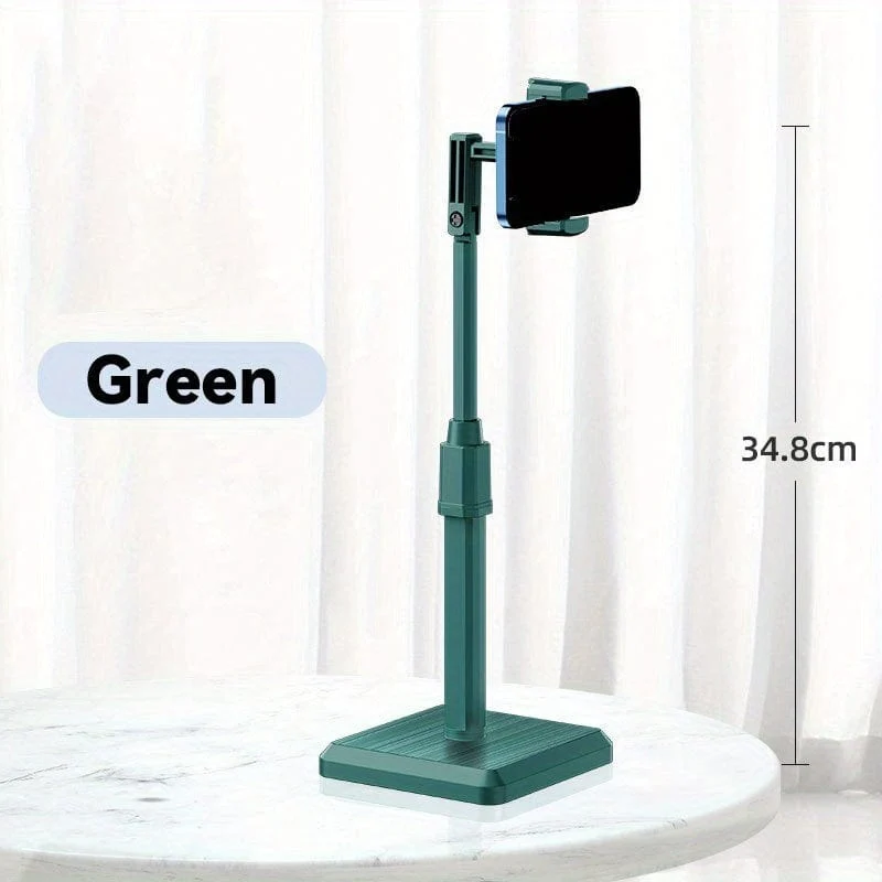 Handyhalter, um 360 Grad verstellbarer Winkel und Höhe, Desktop-Telefonständer, fauler Telefonhalter, dicker und freundlicher Telefon-Live-Ständer, kompatibel mit allen Telefonen