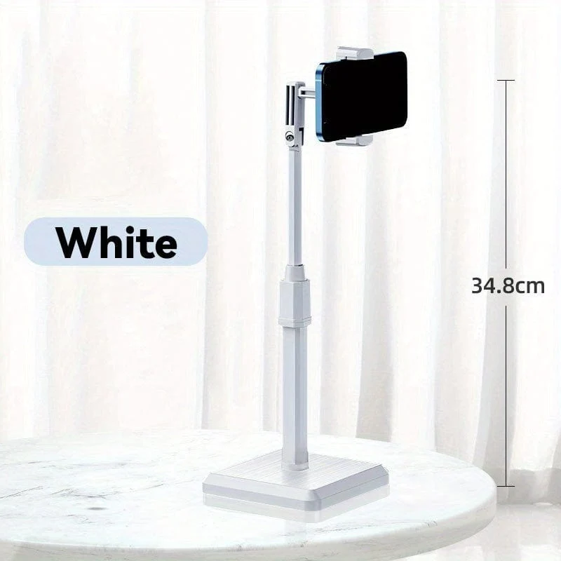 Handyhalter, um 360 Grad verstellbarer Winkel und Höhe, Desktop-Telefonständer, fauler Telefonhalter, dicker und freundlicher Telefon-Live-Ständer, kompatibel mit allen Telefonen