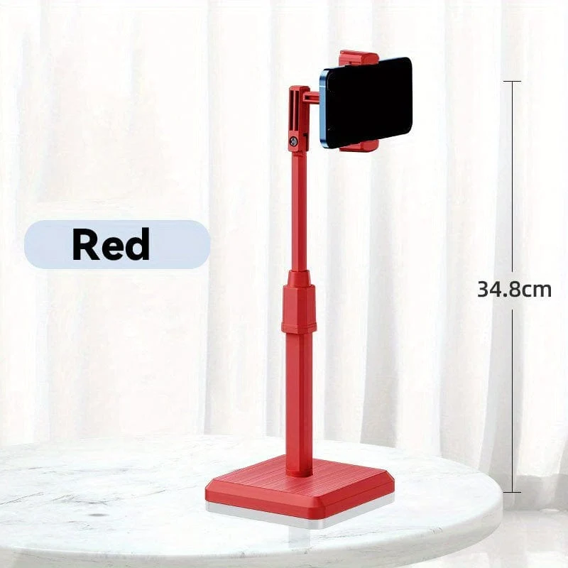 Handyhalter, um 360 Grad verstellbarer Winkel und Höhe, Desktop-Telefonständer, fauler Telefonhalter, dicker und freundlicher Telefon-Live-Ständer, kompatibel mit allen Telefonen