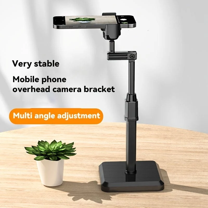 Handyhalter, um 360 Grad verstellbarer Winkel und Höhe, Desktop-Telefonständer, fauler Telefonhalter, dicker und freundlicher Telefon-Live-Ständer, kompatibel mit allen Telefonen