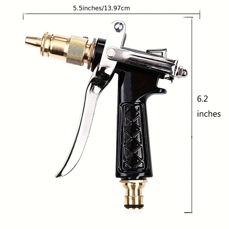 Hochdruck-Wasserpistole, Metall-Wasserpistole, Hochdruck-Reinigungsspray, Auto-Gartengeräte, Hochdruck-Reinigungsmaschine, Spray, Auto-Wasserpistole