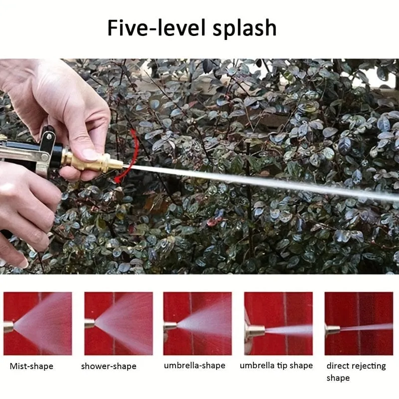 Hochdruck-Wasserpistole, Metall-Wasserpistole, Hochdruck-Reinigungsspray, Auto-Gartengeräte, Hochdruck-Reinigungsmaschine, Spray, Auto-Wasserpistole