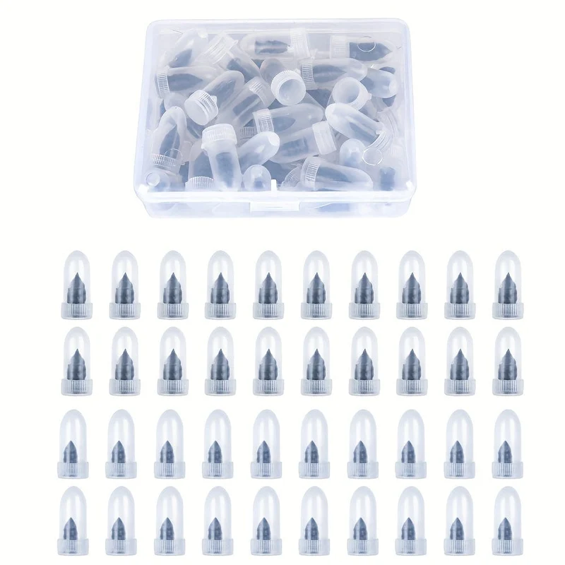 40 Stück (S 20 Stück + L 20 Stück), separat verpackt, Vakuum-Reifen-Schnellreparaturset mit spiralförmigen Gumminägeln, geeignet für Autos und Motorräder